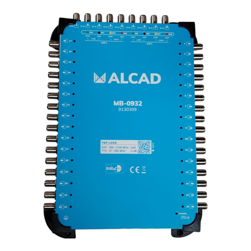 Tous Type et modèles de Multiswitch Final ALCAD MB-0932 9x32 TV Tous Type et modèles de Multiswitch Final ALCAD MB-0932 9x32 TV