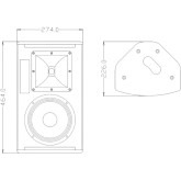 Haut-Parleur FDB Audio LH8II(W) 150W / 8Ω (Blanc)