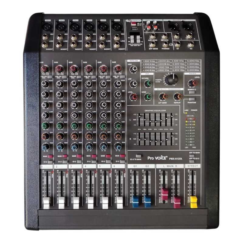 Tous Type et modèles de Console de Mixage Pro VOICE PMX-812DL -