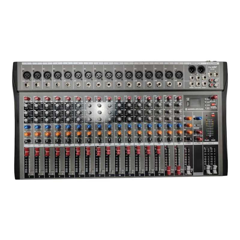 Console de Mixage Pro VOICE Professionnelle - 16 Canaux, USB