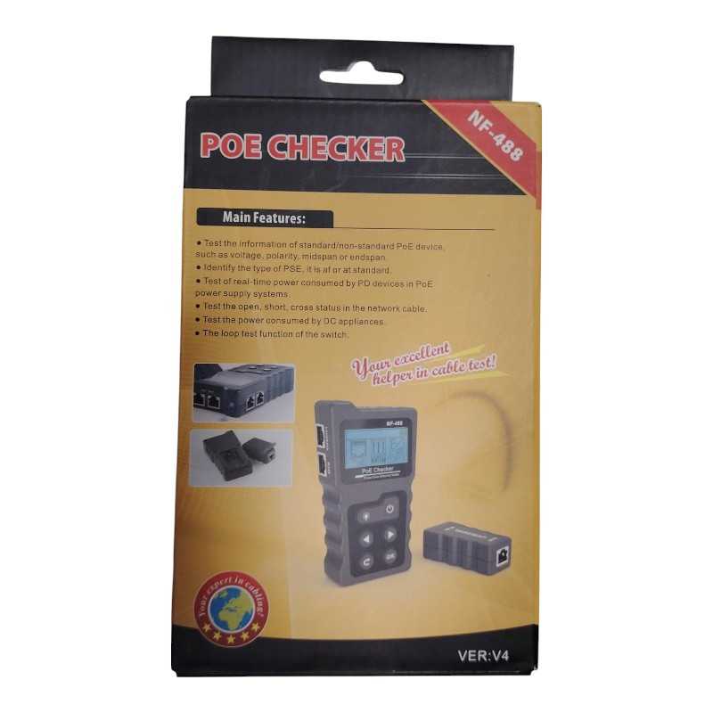 Tous Type et modèles de Testeur PoE NF-488 (POE Checker) - Tous Type et modèles de Testeur PoE NF-488 (POE Checker) -