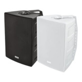 Enceintes Murales PA Compactes 90W (Noir/Blanc) AHUJA