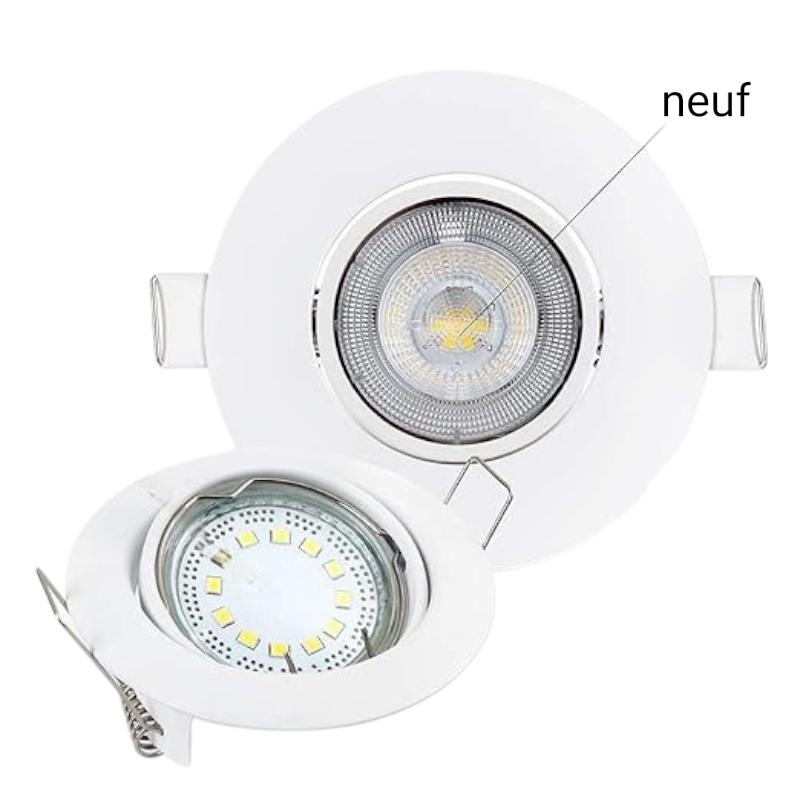 Spot LED Encastrable Plafond Orientable 50°