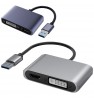 Adaptateur USB 3.0 TO HDMI AND double disque DVI-I
