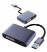 Adaptateur USB 3.0 TO HDMI AND double disque DVI-I