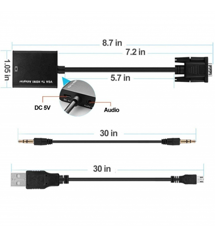 Adaptateur VGA TO HDMI