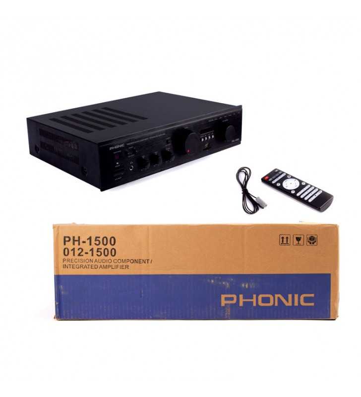 amplificateur phonic 1500 audio système
