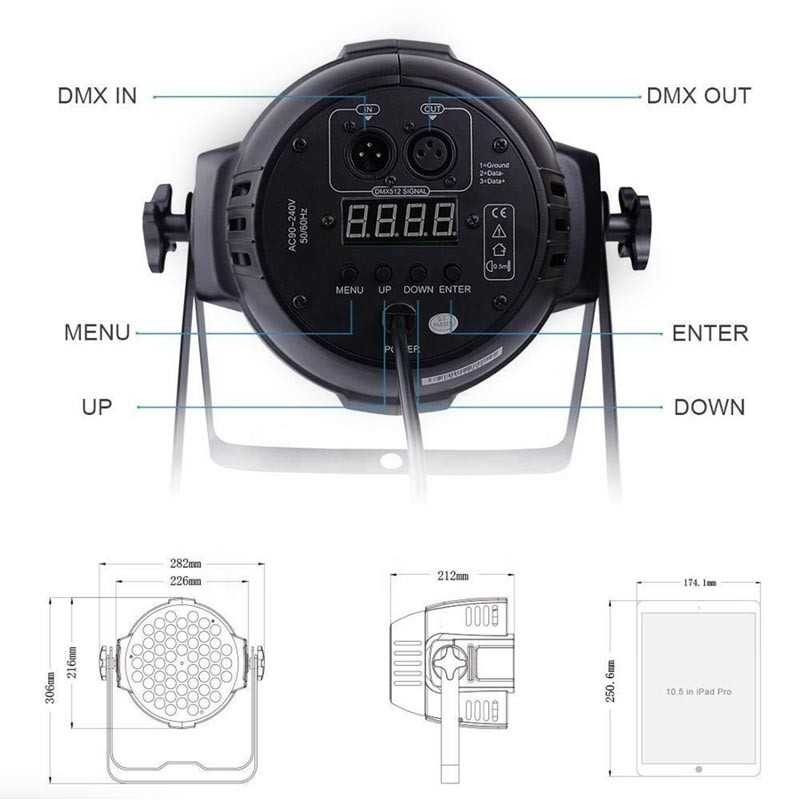 Tous Type et modèles de Par LED 007 ➤ ELECTRO DELIVERY MAROC