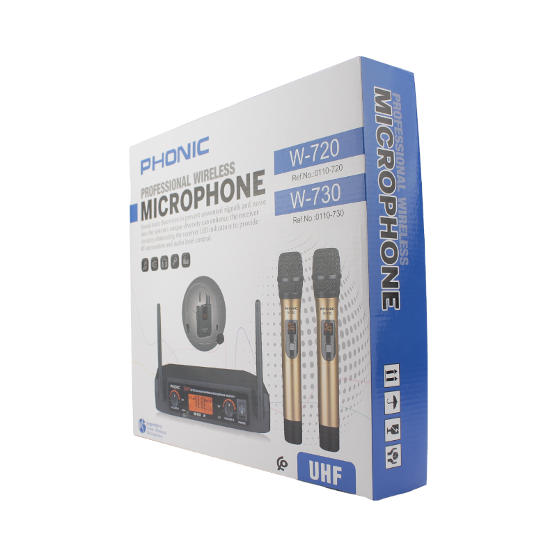 Tous Type et modèles de Microphone san-fil PHONIC W-710 ➤