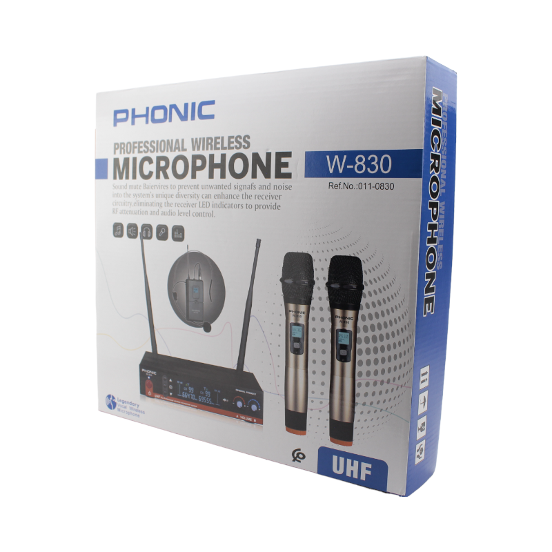 Microphone sans-fil PHONIC W-830