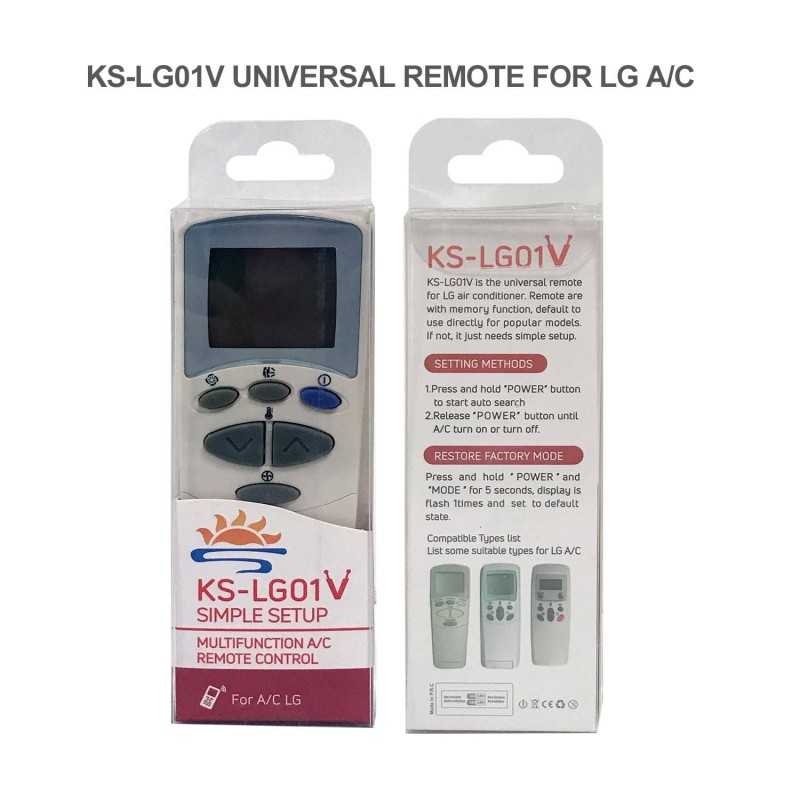 Télécommande de CLIMATISEUR KS-LG01V POUR CHIGO