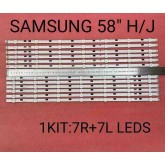 Tous Type et modèles de Kit Led SAMSUNG 58"H/J ➤ ELECTRO