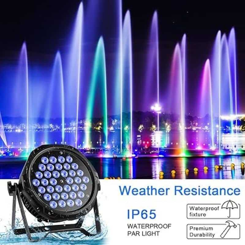 LED PAR 18X8W LPW005H RGBW ÉTANCHE