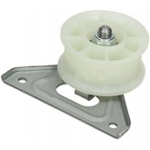 Find a Spare Roue jockey blanche et support pour sèche-linge Hotpoint, Ariston, Creda, Cannon, C00504520 ADE70CXFR, ALE70CFR