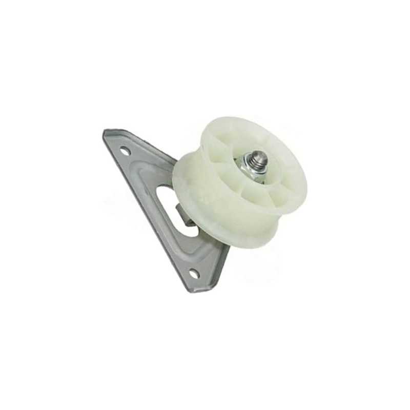 Find a Spare Roue jockey blanche et support pour sèche-linge Hotpoint, Ariston, Creda, Cannon, C00504520 ADE70CXFR, ALE70CFR