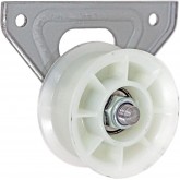 Find a Spare Roue jockey blanche et support pour sèche-linge Hotpoint, Ariston, Creda, Cannon, C00504520 ADE70CXFR, ALE70CFR