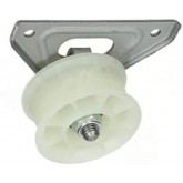 Find a Spare Roue jockey blanche et support pour sèche-linge Hotpoint, Ariston, Creda, Cannon, C00504520 ADE70CXFR, ALE70CFR