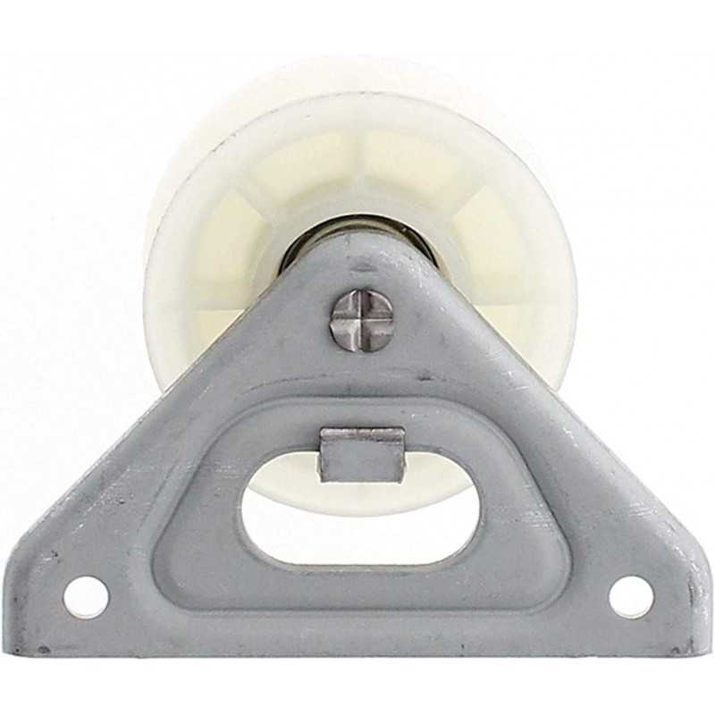 Find a Spare Roue jockey blanche et support pour sèche-linge Hotpoint, Ariston, Creda, Cannon, C00504520 ADE70CXFR, ALE70CFR