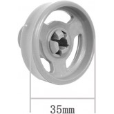 Lot de 4 roulettes universelles pour panier inférieur de lave-vaisselle Hotpoint/Candy/Ariston/Creda/Fisher &