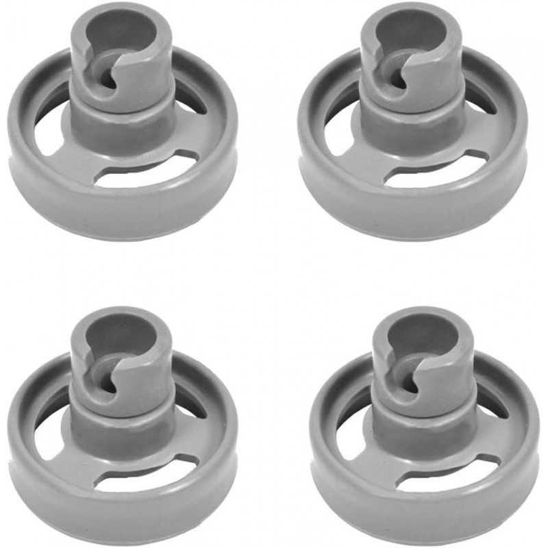Lot de 4 roulettes universelles pour panier inférieur de lave-vaisselle Hotpoint/Candy/Ariston/Creda/Fisher &