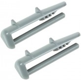 Beko Clip de fixation du capuchon du rail arrière du lave-vaisselle (lot de 2)