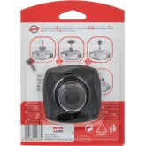 Seb Bouton de serrage cocotte-minute, Compatible avec les autocuiseurs Authentique inox induction, Accessoire officiel, Noir
