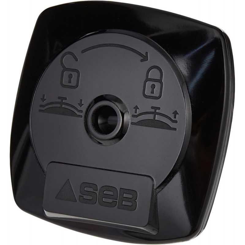 Seb Bouton de serrage cocotte-minute, Compatible avec les autocuiseurs Authentique inox induction, Accessoire officiel, Noir