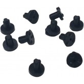 Whirlpool Ignis Lot de 10 pieds en caoutchouc pour grilles de plan de cuisson