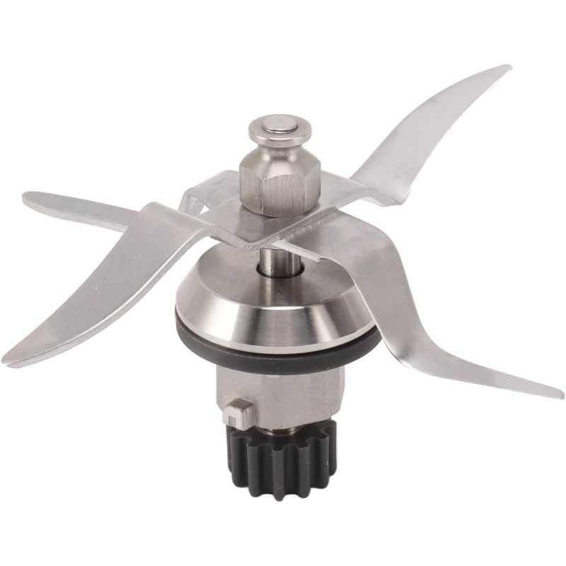 Lame de Mixeur pour Monsieur Cuisine Connect 1.0, 4 Ailettes 12 Dents en Acier Inoxydable, Pièce de Rechange, Ensemble de Lame Lame de Mixeur pour Monsieur Cuisine Connect 1.0, 4 Ailettes 12 Dents en Acier Inoxydable, Pièce de Rechange, Ensemble de Lame