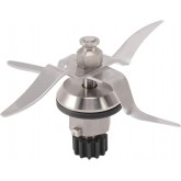 Lame de Mixeur pour Monsieur Cuisine Connect 1.0, 4 Ailettes 12 Dents en Acier Inoxydable, Pièce de Rechange, Ensemble de Lame