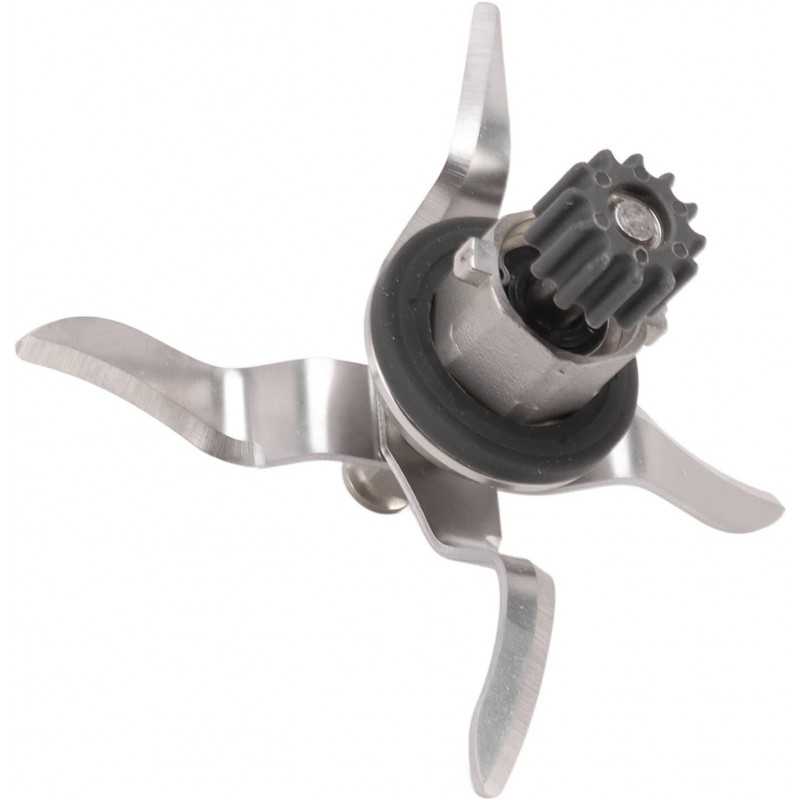 Lame de Mixeur pour Monsieur Cuisine Connect 1.0, 4 Ailettes 12 Dents en Acier Inoxydable, Pièce de Rechange, Ensemble de Lame