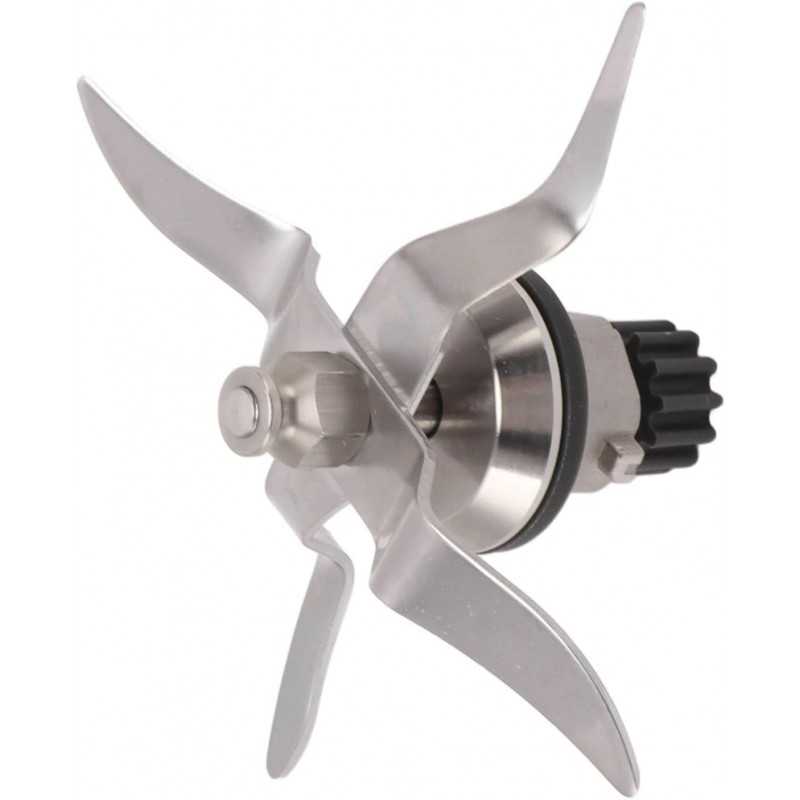 Lame de Mixeur pour Monsieur Cuisine Connect 1.0, 4 Ailettes 12 Dents en Acier Inoxydable, Pièce de Rechange, Ensemble de Lame