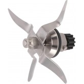 Lame de Mixeur pour Monsieur Cuisine Connect 1.0, 4 Ailettes 12 Dents en Acier Inoxydable, Pièce de Rechange, Ensemble de Lame