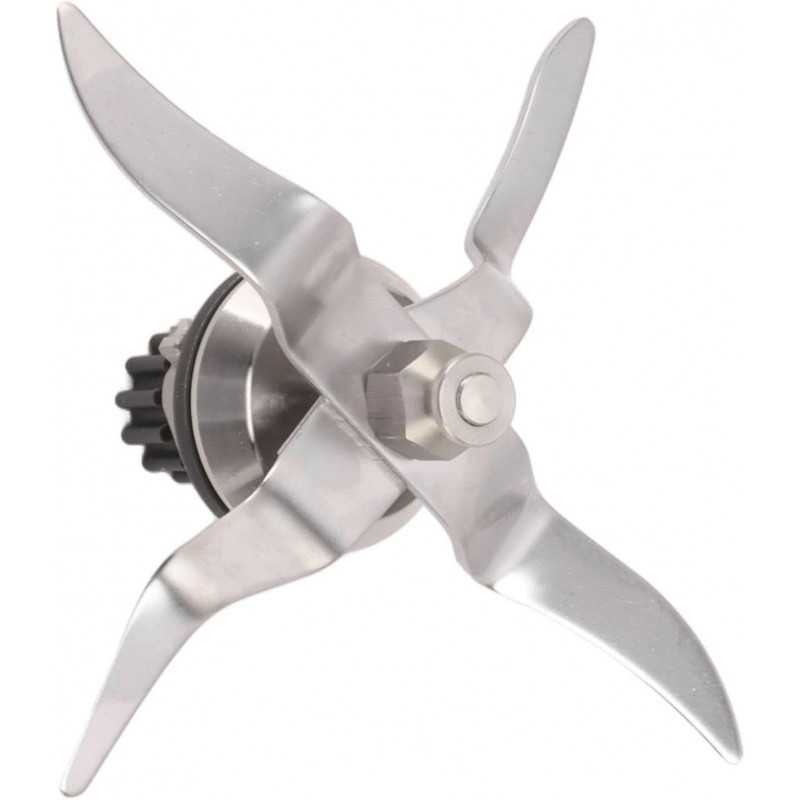 Lame de Mixeur pour Monsieur Cuisine Connect 1.0, 4 Ailettes 12 Dents en Acier Inoxydable, Pièce de Rechange, Ensemble de Lame
