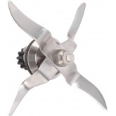 Lame de Mixeur pour Monsieur Cuisine Connect 1.0, 4 Ailettes 12 Dents en Acier Inoxydable, Pièce de Rechange, Ensemble de Lame