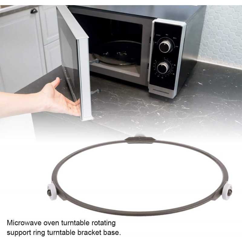 CHJIEJIE WMSD Support pivotant Universel pour Four à Micro-Ondes, pour Tourne-Disque en Verre, pour Plaque de Base, Anneau