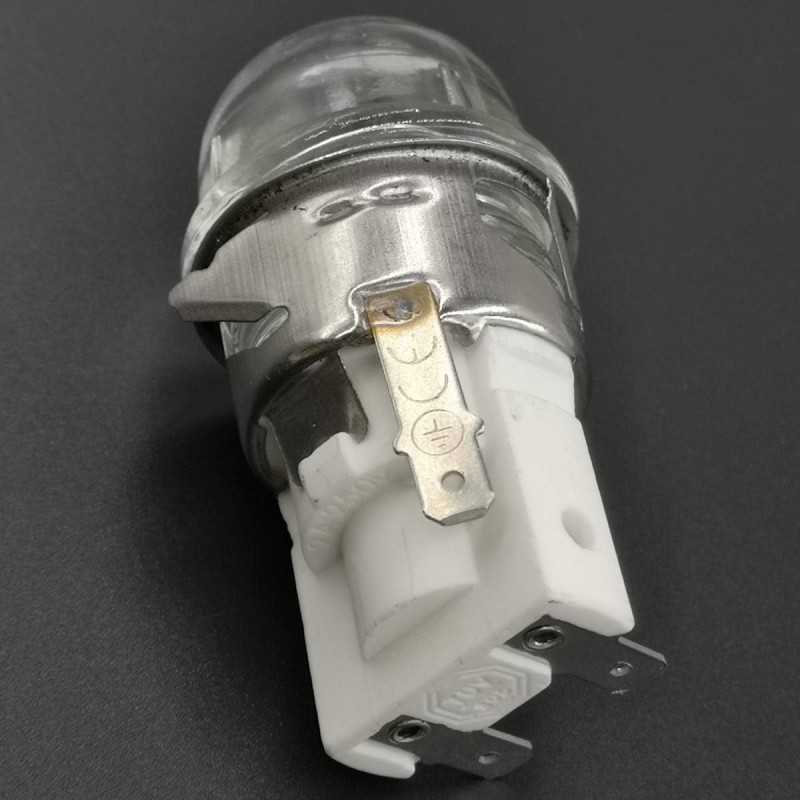 E14 2501-support de lampe de four, 500 degré haute température du four avant, couvercle du four avec 25 W 250V ampoules