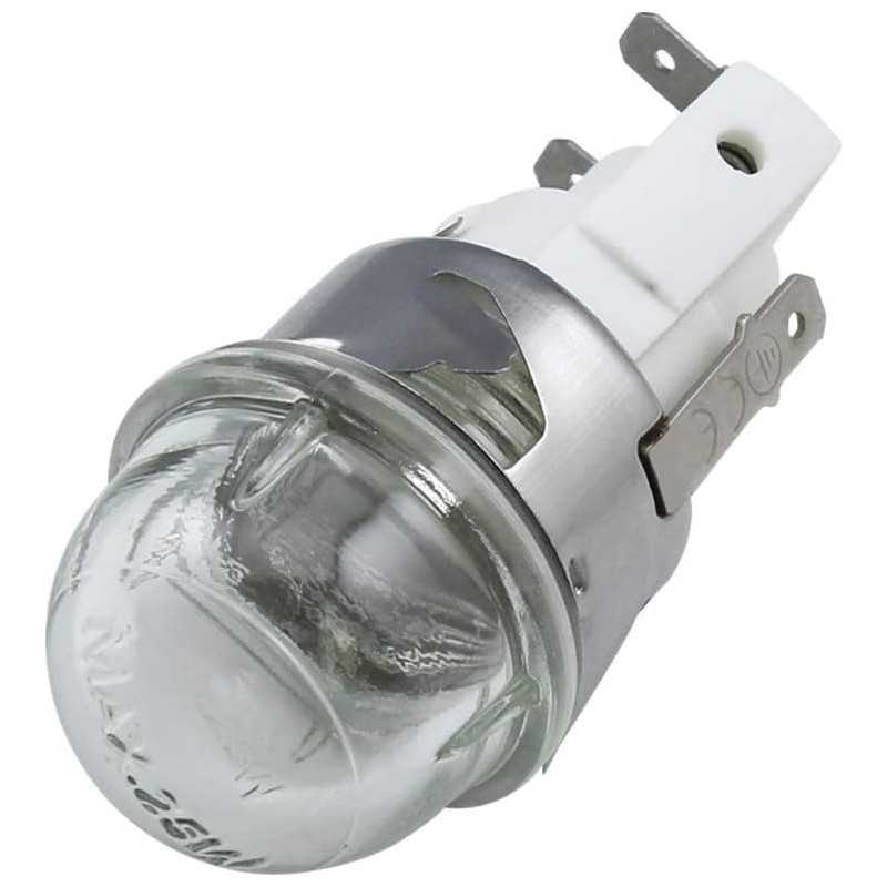 E14 2501-support de lampe de four, 500 degré haute température du four avant, couvercle du four avec 25 W 250V ampoules