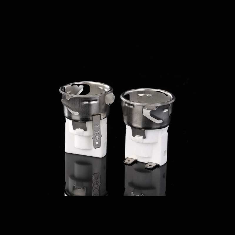E14 2501-support de lampe de four, 500 degré haute température du four avant, couvercle du four avec 25 W 250V ampoules