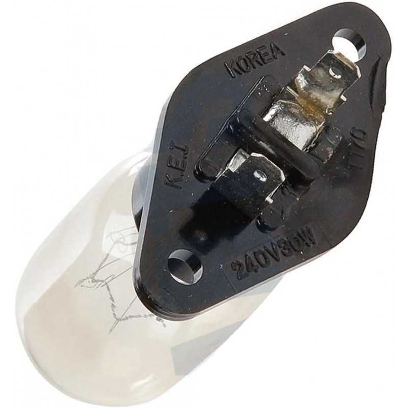 AMPOULE A COSSES DROITE 25 W - 240 V POUR MICRO ONDES WHIRLPOOL - 480120100168
