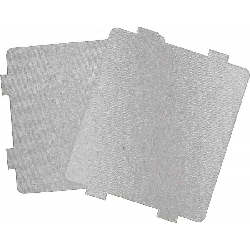2 pièces de four à micro-ondes pièces de mica accessoires d'accessoires d'isolation thermique super épais, couvercle de guide 2 pièces de four à micro-ondes pièces de mica accessoires d'accessoires d'isolation thermique super épais, couvercle de guide