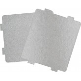2 pièces de four à micro-ondes pièces de mica accessoires d'accessoires d'isolation thermique super épais, couvercle de guide