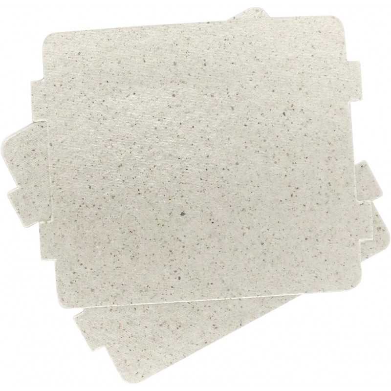 2 pièces de four à micro-ondes pièces de mica accessoires d'accessoires d'isolation thermique super épais, couvercle de guide