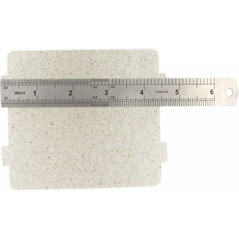 2 pièces de four à micro-ondes pièces de mica accessoires d'accessoires d'isolation thermique super épais, couvercle de guide