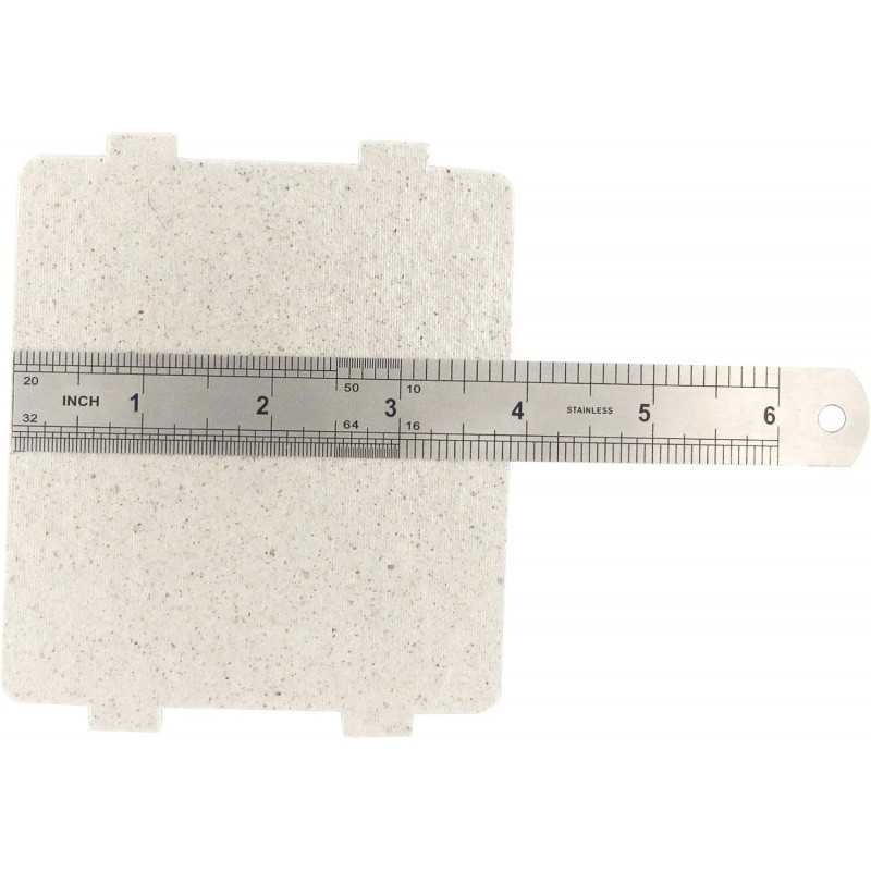 2 pièces de four à micro-ondes pièces de mica accessoires d'accessoires d'isolation thermique super épais, couvercle de guide