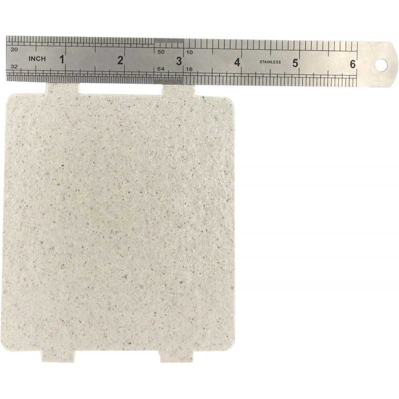 2 pièces de four à micro-ondes pièces de mica accessoires d'accessoires d'isolation thermique super épais, couvercle de guide