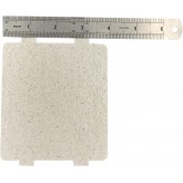 2 pièces de four à micro-ondes pièces de mica accessoires d'accessoires d'isolation thermique super épais, couvercle de guide