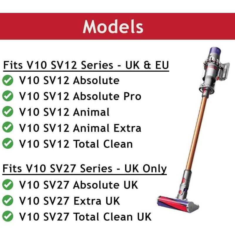 Dyson Aspirateur V10 avec bac à poussière d'origine