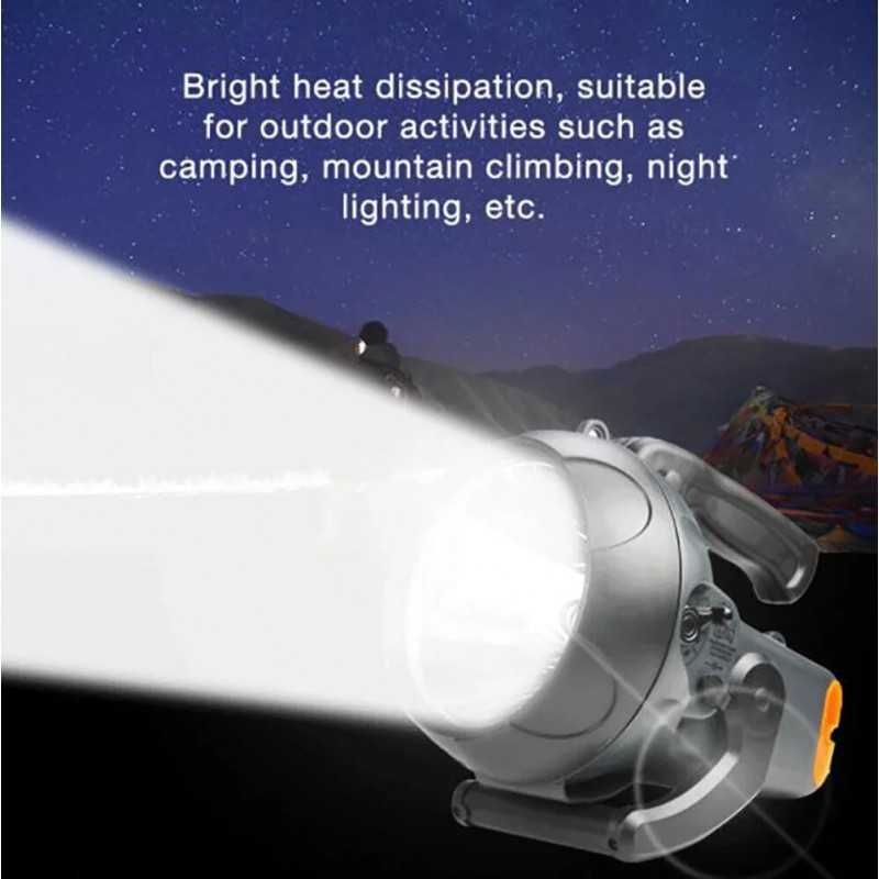 Lampe de poche LED haute puissance, torche portable, longue portée, budgétaire aste, lampe de bain d'urgence, lanterne de