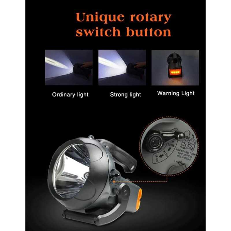 Lampe de poche LED haute puissance, torche portable, longue portée, budgétaire aste, lampe de bain d'urgence, lanterne de